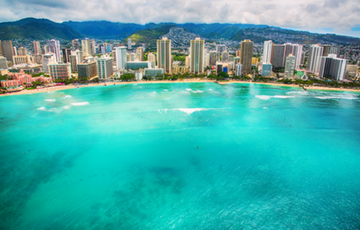 Waikiki Beach Skyline